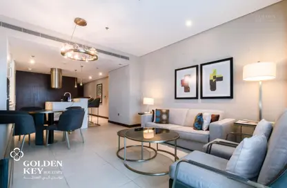 Hotel Apartments - 2 Bedrooms - 3 Bathrooms for rent in Abraj Bay - Abraj Quartiers - The Pearl Island - Doha