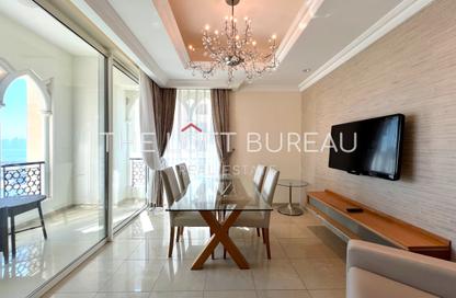 Apartment - 2 Bedrooms - 3 Bathrooms for rent in Viva East - Viva Bahriyah - The Pearl Island - Doha