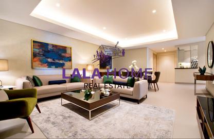 Apartment - 2 Bedrooms - 3 Bathrooms for rent in Abraj Bay - Abraj Quartiers - The Pearl Island - Doha