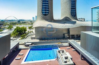 Apartment - 2 Bedrooms - 2 Bathrooms for sale in Lusail Marina Heights - Marina District - Lusail
