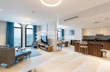 Apartment - Studio - 1 Bathroom for rent in La Plage South - La Plage - The Pearl Island - Doha