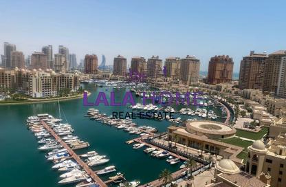 Apartment - Studio - 1 for rent in East Porto Drive - Porto Arabia - The Pearl Island - Doha