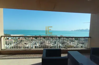 Apartment - 3 Bedrooms - 4 Bathrooms for rent in West Porto Drive - Porto Arabia - The Pearl Island - Doha