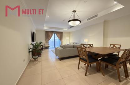 Apartment - 1 Bedroom - 2 Bathrooms for rent in West Porto Drive - Porto Arabia - The Pearl Island - Doha