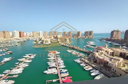 Apartment - 3 Bedrooms - 3 Bathrooms for rent in Porto Arabia Townhouses - Porto Arabia - The Pearl Island - Doha