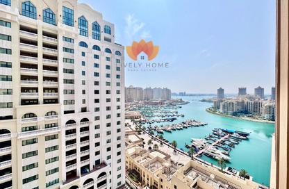 Apartment - 1 Bedroom - 2 Bathrooms for rent in East Porto Drive - Porto Arabia - The Pearl Island - Doha
