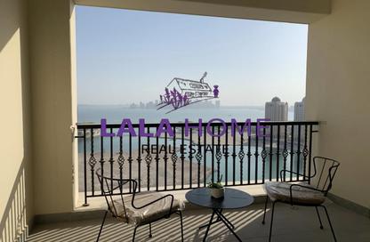 Apartment - Studio - 1 Bathroom for rent in Viva Central - Viva Bahriyah - The Pearl Island - Doha