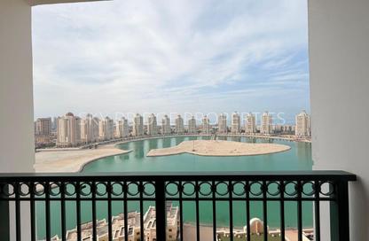 Apartment - 2 Bedrooms - 3 Bathrooms for rent in Viva East - Viva Bahriyah - The Pearl Island - Doha