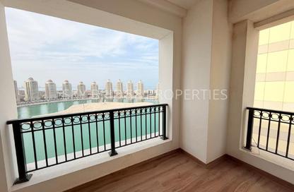 Apartment - 2 Bedrooms - 3 Bathrooms for rent in Viva East - Viva Bahriyah - The Pearl Island - Doha