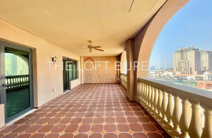 شقة - غرفة نوم - 2 حمامات للايجار في طريق بورتو الشرقي - بورتو أرابيا - جزيرة اللؤلؤة - الدوحة