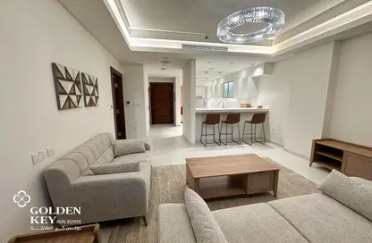 شقة - غرفة نوم - 2 حمامات للايجار في كريستال ريزيدنس - جزيرة جيوان - جزيرة اللؤلؤة - الدوحة