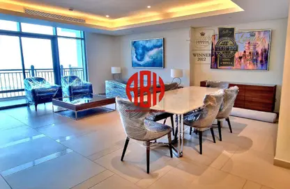 Apartment - 2 Bedrooms - 3 Bathrooms for rent in Abraj Bay - Abraj Quartiers - The Pearl Island - Doha