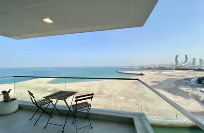 Apartment - 1 Bedroom - 2 Bathrooms for rent in Marina Residences 195 - Marina District - Lusail