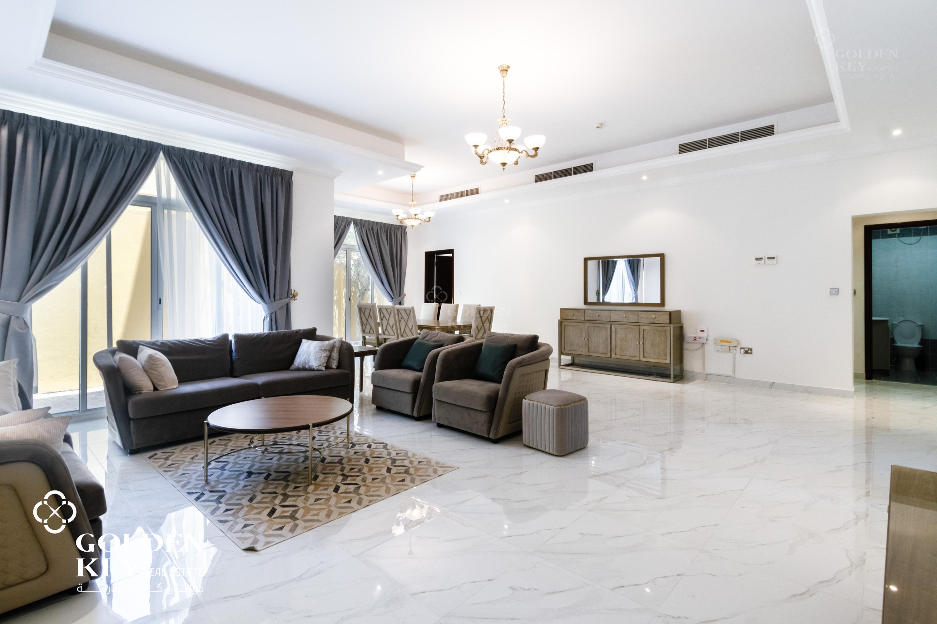 Semi-Furnished 4BR Villa | Large Layout | Al Waab