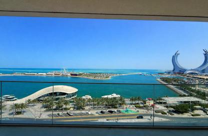 Apartment - 2 Bedrooms - 3 Bathrooms for rent in Lusail Marina Heights - Marina District - Lusail
