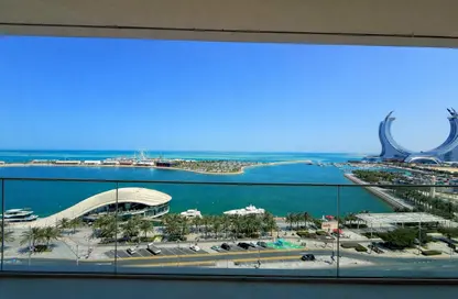Apartment - 2 Bedrooms - 3 Bathrooms for rent in Lusail Marina Heights - Marina District - Lusail Apartment - 2 Bedrooms - 3 Bathrooms for rent in Lusail Marina Heights - Marina District - Lusail