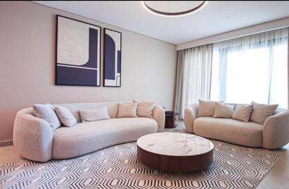 Apartment - 2 Bedrooms - 3 Bathrooms for rent in Lusail Marina Heights - Marina District - Lusail