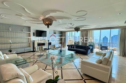 Penthouse - 7 Bedrooms - 7+ Bathrooms for rent in Viva East - Viva Bahriyah - The Pearl Island - Doha