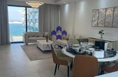 شقة - غرفة نوم - 2 حمامات للايجار في مرتفعات مارينا لوسيل - منطقة المارينا - الوسيل