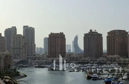 Apartment - 1 Bedroom - 2 Bathrooms for rent in West Porto Drive - Porto Arabia - The Pearl Island - Doha Apartment - 1 Bedroom - 2 Bathrooms for rent in West Porto Drive - Porto Arabia - The Pearl Island - Doha