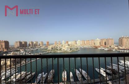 Apartment - 2 Bedrooms - 3 Bathrooms for rent in West Porto Drive - Porto Arabia - The Pearl Island - Doha