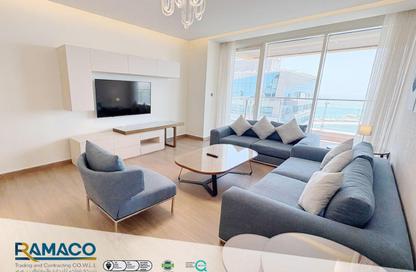 Apartment - 2 Bedrooms - 2 Bathrooms for rent in FJ8 Residential Tower - Marina District - Lusail