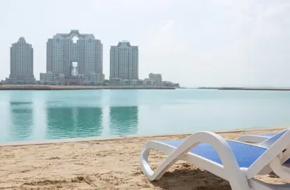 شقة - غرفة نوم - 1 حمام للايجار في فيفا غرب - فيفا بحرية - جزيرة اللؤلؤة - الدوحة