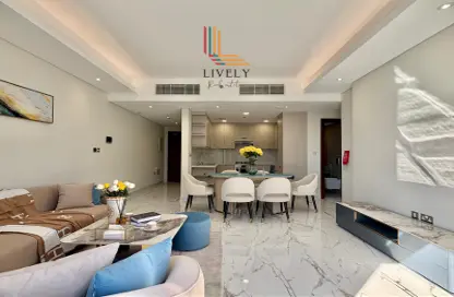 Apartment - 2 Bedrooms - 3 Bathrooms for rent in Lusail Marina Heights - Marina District - Lusail