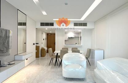 Apartment - 2 Bedrooms - 4 Bathrooms for rent in Marina Tower 02 - Marina District - Lusail