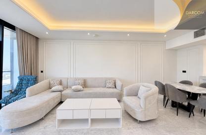 Apartment - 2 - 3 for rent in Lusail Marina Heights - Marina District - Lusail
