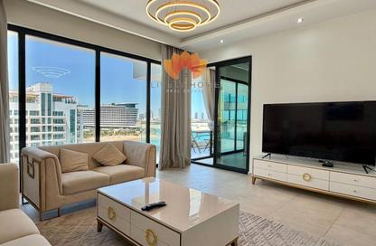 Apartment - 1 Bedroom - 1 Bathroom for rent in Lusail Marina Heights - Marina District - Lusail