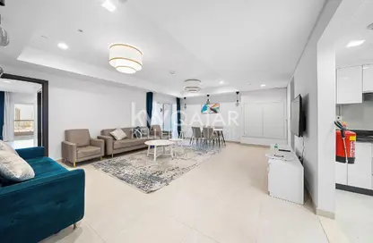 Apartment - 1 Bedroom - 2 Bathrooms for rent in Viva West - Viva Bahriyah - The Pearl Island - Doha