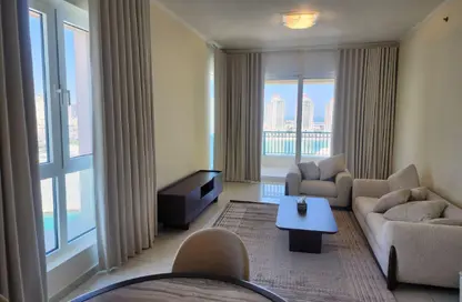 Apartment - 2 Bedrooms - 3 Bathrooms for rent in Viva West - Viva Bahriyah - The Pearl Island - Doha