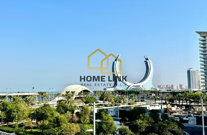 Apartment - 2 Bedrooms - 3 Bathrooms for rent in Marina Tower 02 - Marina District - Lusail
