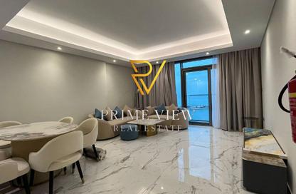 Apartment - 1 Bedroom - 2 Bathrooms for rent in Lusail Marina Heights - Marina District - Lusail