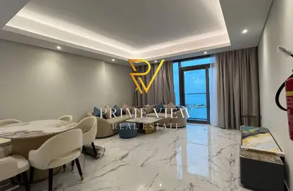 Apartment - 1 Bedroom - 2 Bathrooms for rent in Lusail Marina Heights - Marina District - Lusail