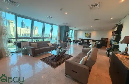 Apartment - 3 Bedrooms - 5 Bathrooms for rent in Zig Zag Tower A - Zig Zag Towers - West Bay - Doha