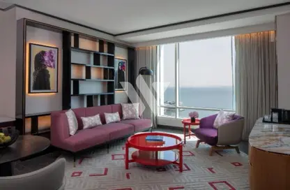 Hotel Apartments - 1 Bathroom for rent in West Bay Tower - West Bay - West Bay - Doha