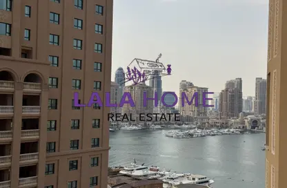 Apartment - 1 Bedroom - 2 Bathrooms for sale in Tower 28 - Porto Arabia - The Pearl Island - Doha