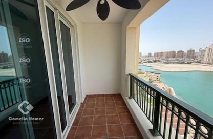 Apartment - Studio - 1 Bathroom for rent in Viva Central - Viva Bahriyah - The Pearl Island - Doha