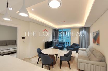 Apartment - 2 Bedrooms - 3 Bathrooms for rent in Jawharat Lusail - Marina District - Lusail