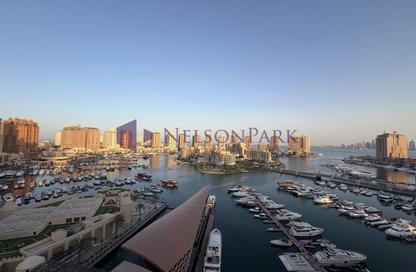 Apartment - 3 Bedrooms - 5 Bathrooms for sale in East Porto Drive - Porto Arabia - The Pearl Island - Doha Apartment - 3 Bedrooms - 5 Bathrooms for sale in East Porto Drive - Porto Arabia - The Pearl Island - Doha
