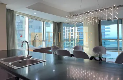 Apartment - 1 Bedroom - 1 Bathroom for rent in Lusail Marina Heights - Marina District - Lusail