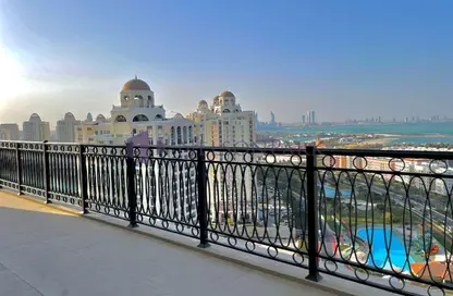 (بنتهاوس  (روف - 3 غرف نوم - 4 حمامات للايجار في حدائق فلورستا - حدائق فلورستا - جزيرة اللؤلؤة - الدوحة