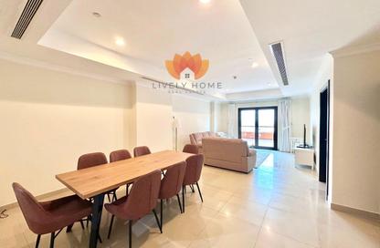 Apartment - 1 Bedroom - 2 Bathrooms for rent in East Porto Drive - Porto Arabia - The Pearl Island - Doha Apartment - 1 Bedroom - 2 Bathrooms for rent in East Porto Drive - Porto Arabia - The Pearl Island - Doha