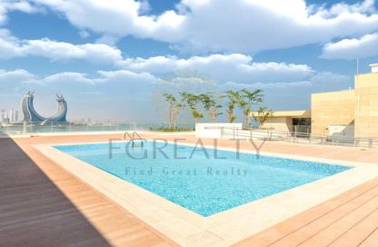 Apartment - 1 - 2 for sale in Crystal Residence - Gewan Island - The Pearl Island - Doha