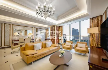 Apartment - 2 Bedrooms - 3 Bathrooms for rent in Dusit Hotel  and  Suites Doha - Diplomatic Street - West Bay - Doha