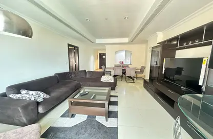 شقة - غرفة نوم - 2 حمامات للايجار في طريق بورتو الغربي - بورتو أرابيا - جزيرة اللؤلؤة - الدوحة