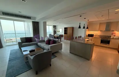 Duplex - 2 Bedrooms - 4 Bathrooms for rent in Viva West - Viva Bahriyah - The Pearl Island - Doha