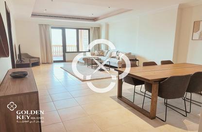 Apartment - 1 Bedroom - 2 Bathrooms for rent in East Porto Drive - Porto Arabia - The Pearl Island - Doha Apartment - 1 Bedroom - 2 Bathrooms for rent in East Porto Drive - Porto Arabia - The Pearl Island - Doha